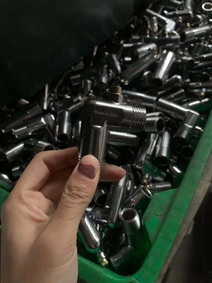 Promoción Conector de baño de baño de latón cromado 1/2 válvula de ángulo