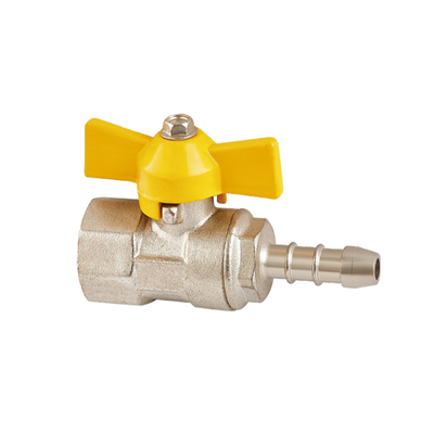 Válvula de gas de latón para calentadores de gas de conector de manguera Válvulas del mercado mexicano