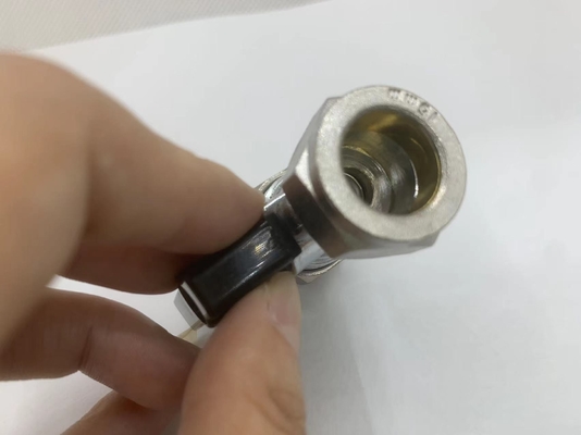 Válvula de NPT de alta presión de aceite de latón gas 1/2 pulgadas de mujer roscado de metal forjado válvula de gas de bola