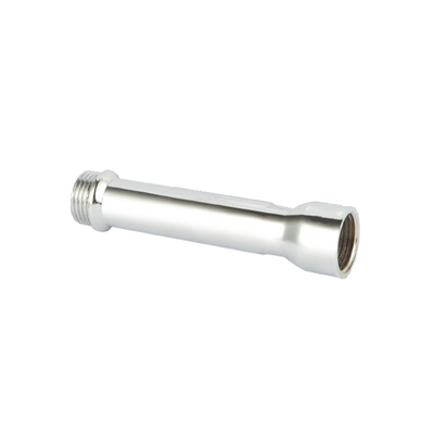 1/2*1/2 pulgadas de latón extensión ajuste cromado ajuste de hardware de latón válvula