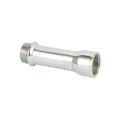 1/2*1/2 pulgadas de latón extensión ajuste cromado ajuste de hardware de latón válvula