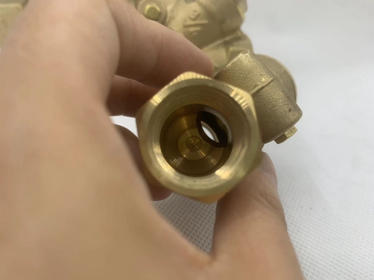 Tubo de alta presión duradero de latón niquelado México tipo Y filtro válvula de desagüe de globo para agua
