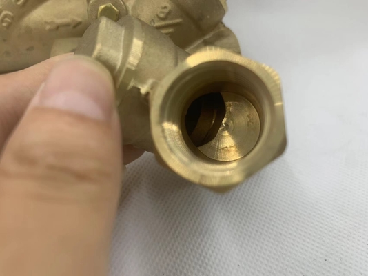 Tubo de alta presión duradero de latón niquelado México tipo Y filtro válvula de desagüe de globo para agua