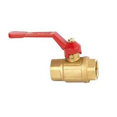 de alta calidad 1/2 - 4 pulgadas manija de hierro válvula de bolas de latón para uso de agua