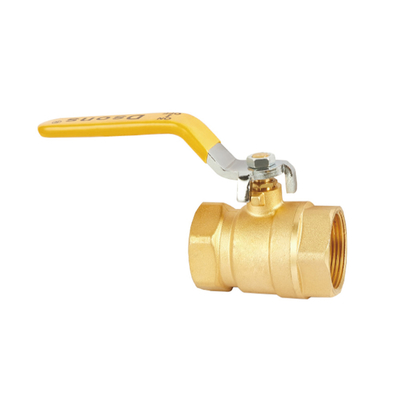 1/2 &quot;pulgada - 4&quot; pulgadas de puerto completo válvula de bolas de latón para agua aceite y gas con mango de plástico amarillo