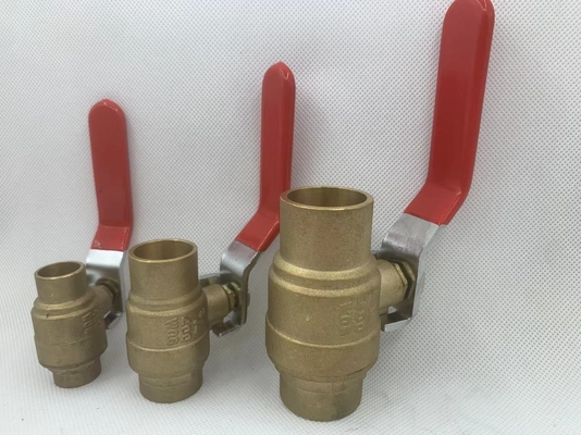 México venta caliente 1/2 pulgadas de gas femenino roscado forjado de latón válvula de bola totalmente soldada