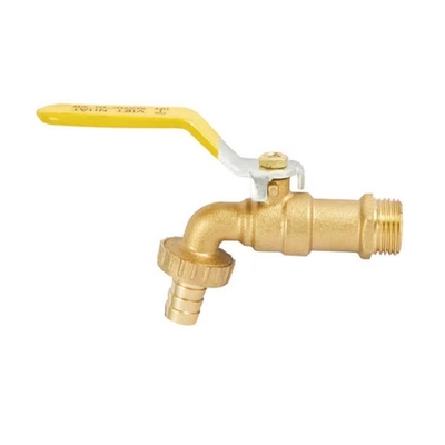 Grifo de agua de latón para lavadora cromado