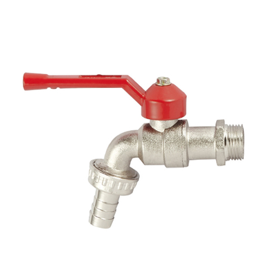 OEM 1/2 3/4 pulgadas grifo de mezclador de jardín de plástico mango de zinc bibcock