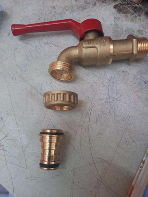 Válvula de apertura rápida de latón de baño con globo de seguridad ajustable