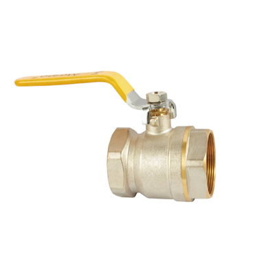 neumático de cobre amarillo de la vávula de bola de la unión 3/8 bloqueable portuario de 14m m accionado
