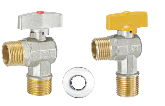 Válvula de ángulo sanitaria adaptable de la válvula de ángulo del lavabo del diseño 15m m