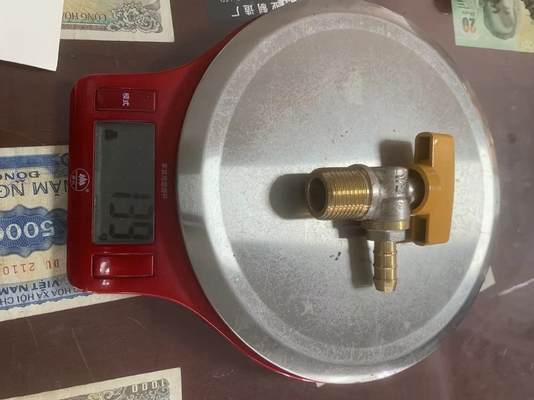 Resistencia a la corrosión de la válvula de gas del ángulo de la galjanoplastia de Chrome del arreglo para requisitos particulares