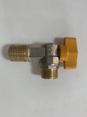 Válvula de ángulo del triángulo de la válvula de ángulo de la fontanería de la seguridad DN20-NPT 1/2inch