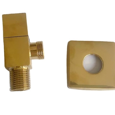 Válvula de ángulo de cobre amarillo de la agua fría de OBM