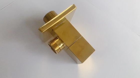 Válvula de ángulo de cobre amarillo de la agua fría de OBM