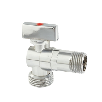 Válvulas de parada del ángulo de Chrome de la válvula de ángulo del grifo del hilo del NPT 3/8inch