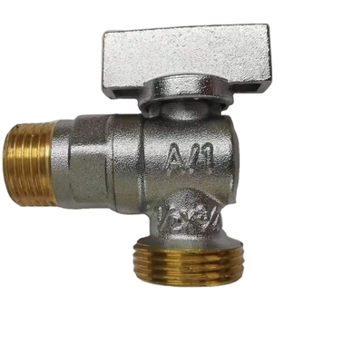 Válvulas de parada del ángulo de Chrome de la válvula de ángulo del grifo del hilo del NPT 3/8inch