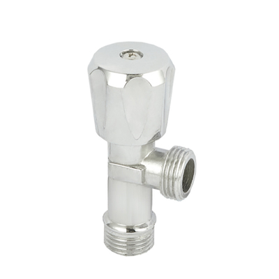 Mini Firmer Ms Angle Valve de cobre amarillo 90 puerto de la válvula de ángulo del grado 15m m pulió