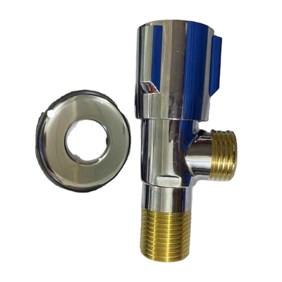 1/2Inch cromó la válvula de ángulo del servicio de la válvula de parada del ángulo del fregadero