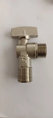 1/2Inch cromó la válvula de ángulo del servicio de la válvula de parada del ángulo del fregadero