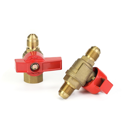Válvula de gas de cobre amarillo modificada para requisitos particulares Pn40