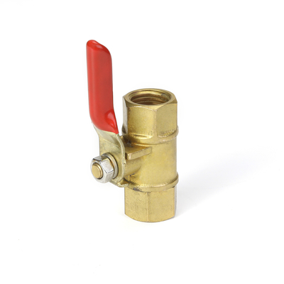 Válvula de gas de ángulo recto del cobre del OEM 3 válvula de gas de 4 pulgadas no que aherrumbra
