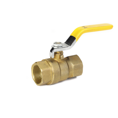 la resistencia de abrasión de cobre amarillo de la válvula de gas de la palanca de 35m m muestrea disponible