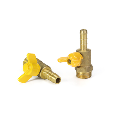 la válvula de gas manual doble de la válvula de gas de la mariposa de 12m m -108mm lleva la resistencia
