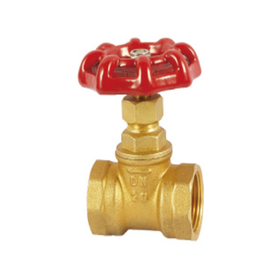 lleve la válvula de parada del cobre de la válvula de parada del abastecimiento de agua de la resistencia 1/2inch