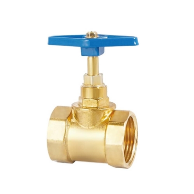 lleve la válvula de parada del cobre de la válvula de parada del abastecimiento de agua de la resistencia 1/2inch