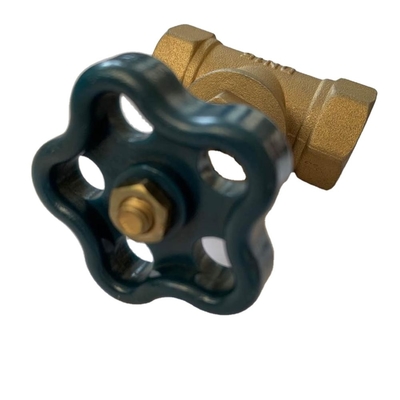 Accesorios de cobre amarillo del grifo del cuarto de baño de la válvula de parada del agua no que aherrumbran 3/4inch