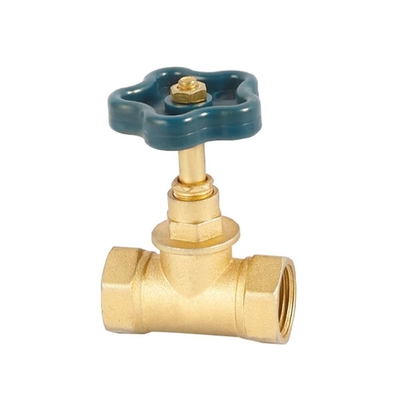 Accesorios de cobre amarillo del grifo del cuarto de baño de la válvula de parada del agua no que aherrumbran 3/4inch
