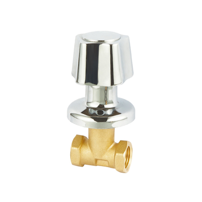 Válvula de parada de cobre amarillo durable del ODM OBM del OEM para el sistema de ósmosis reversa