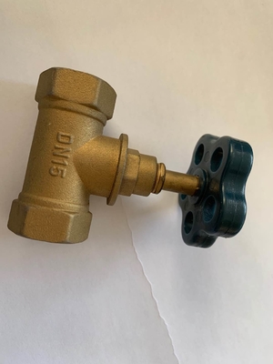 Válvula de parada de cobre amarillo durable del ODM OBM del OEM para el sistema de ósmosis reversa