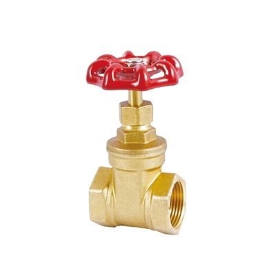 El 1/2” la válvula de parada de cobre amarillo del ángulo de la vuelta de X 3/8&quot; 1/4 DN20-NPT roscó