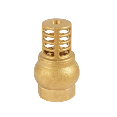 Válvula de flotador de cobre amarillo de la resistencia 100psi del moho válvula de flotador de bola de 3/4 pulgada