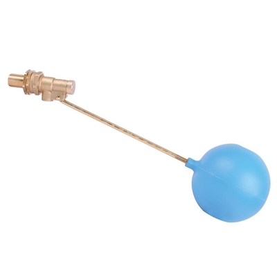 Válvula de flotador de cobre amarillo de la resistencia 100psi del moho válvula de flotador de bola de 3/4 pulgada