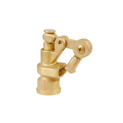 Válvulas de flotador de cobre amarillo normales de la temperatura 1/2inch para los tanques de agua
