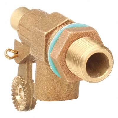Válvulas de flotador de cobre amarillo normales de la temperatura 1/2inch para los tanques de agua