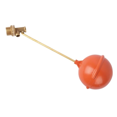 MNPT vávula de bola de cobre amarillo de flotador de la conexión el 1/2” con el gallo plástico de la presión baja
