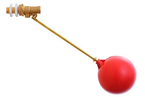 MNPT vávula de bola de cobre amarillo de flotador de la conexión el 1/2” con el gallo plástico de la presión baja