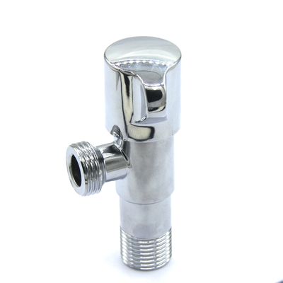 Forma de gota válvula de ángulo de acero inoxidable interruptor rueda de mano Baño accesorios de cocina