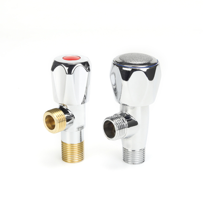 Forma de gota válvula de ángulo de acero inoxidable interruptor rueda de mano Baño accesorios de cocina