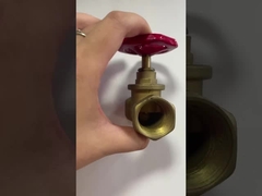 El 1/2” la válvula de parada de cobre amarillo del ángulo de la vuelta de X 3/8