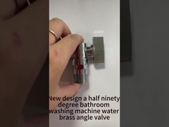 Válvulas de parada del ángulo de Chrome de la válvula de ángulo del grifo del hilo del NPT 3/8inch